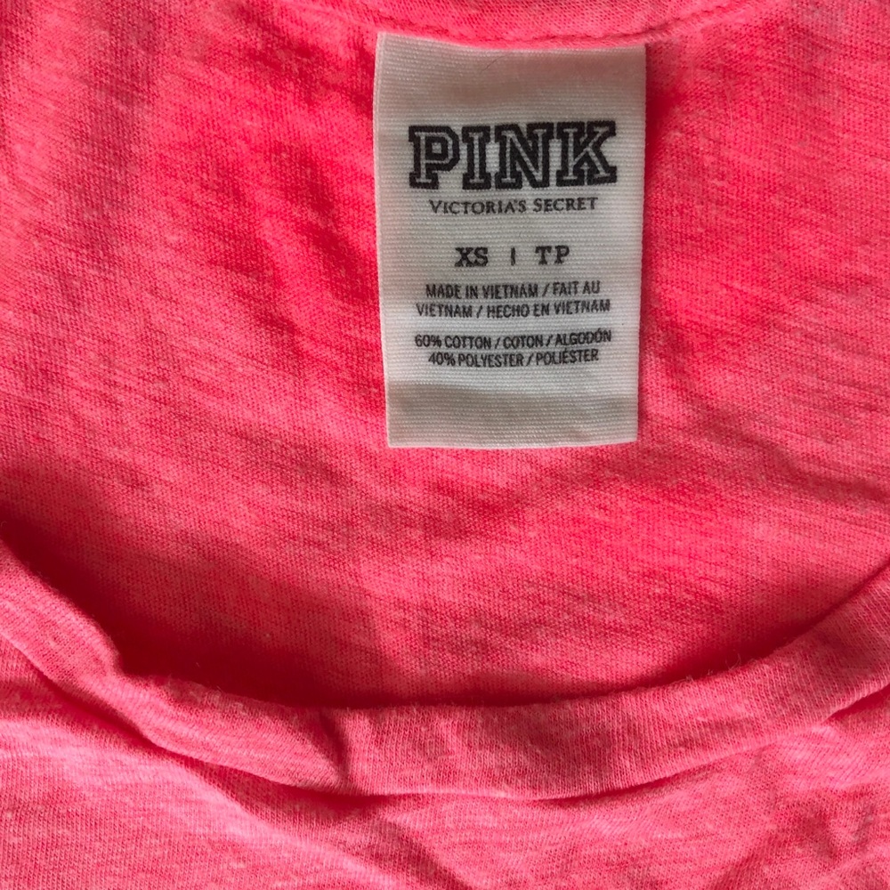 VS Pink Racerback Tank Top - Picture 2 of 2